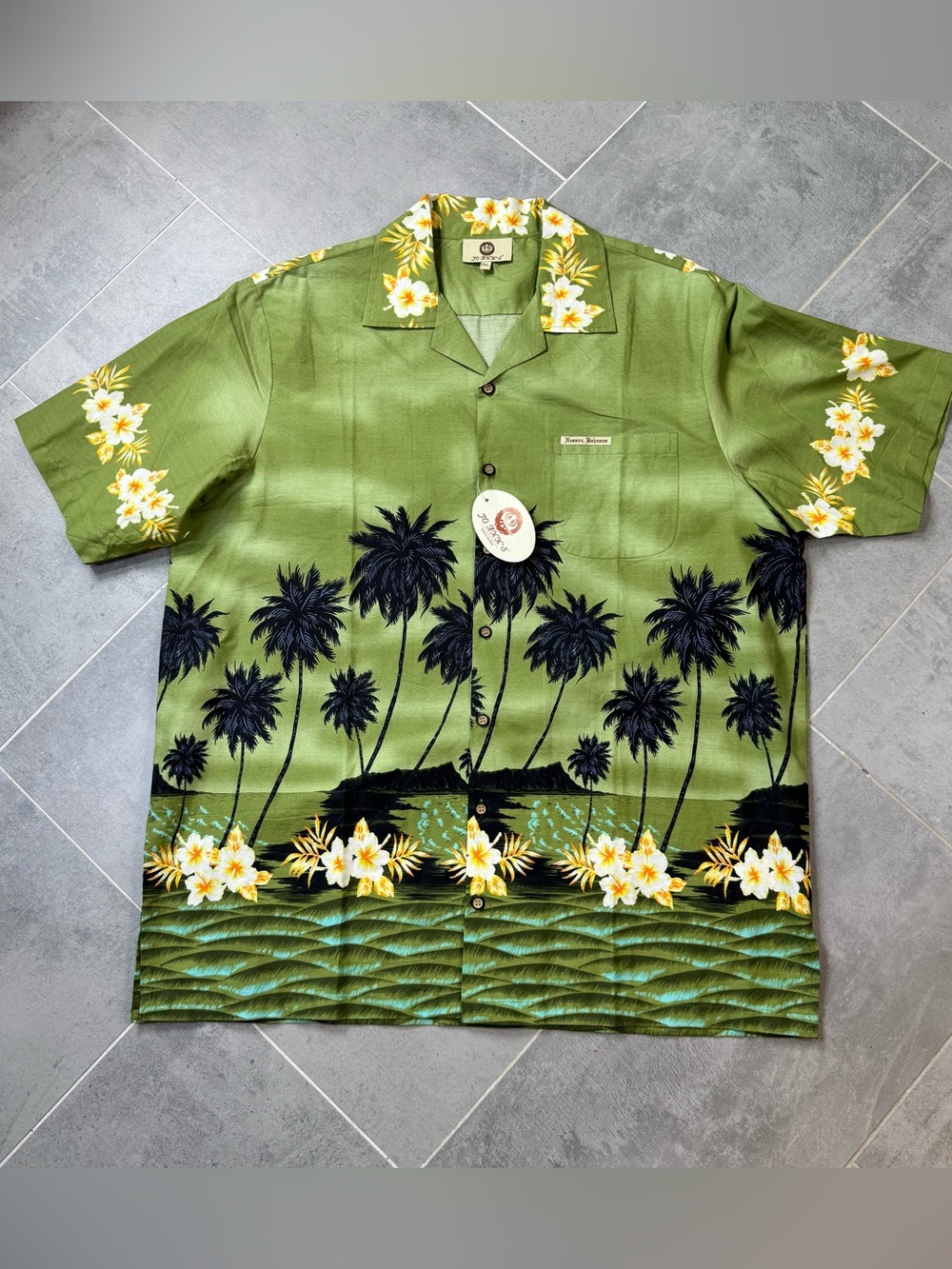 Jo Axx's Nassau Bahamas Aloha Shirt - Men's 3X NWT Tropical Hawaiian